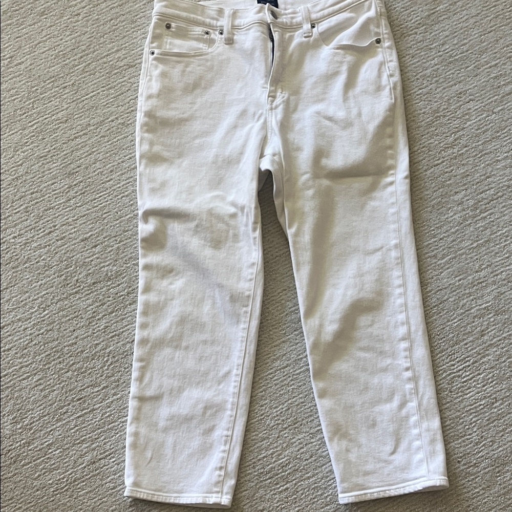 J. Crew Cropped Essential Straight Jeans